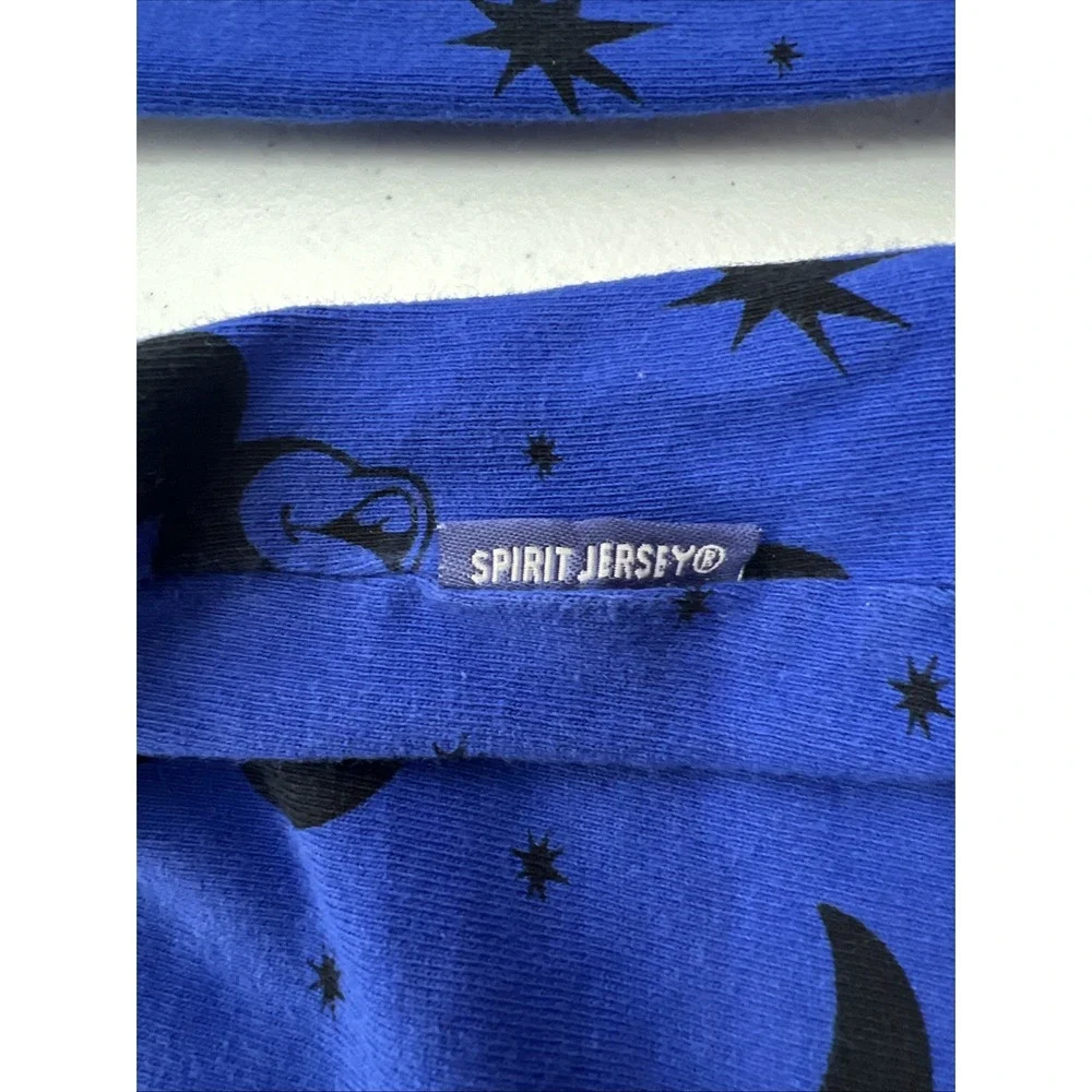 Walt Disney World Spirit Jersey Mickey Shirt Blue Moons & Stars Kids Size XL - Picture 8 of 11